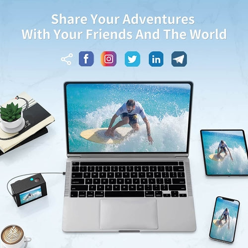 4K Waterproof Action Camera + RF Remote. Big A Store Australia