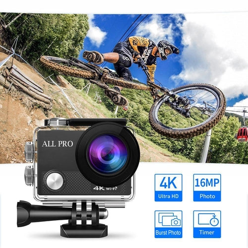 4K Waterproof Action Camera + RF Remote. Big A Store Australia