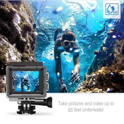 4K Waterproof Action Camera + RF Remote. Big A Store Australia