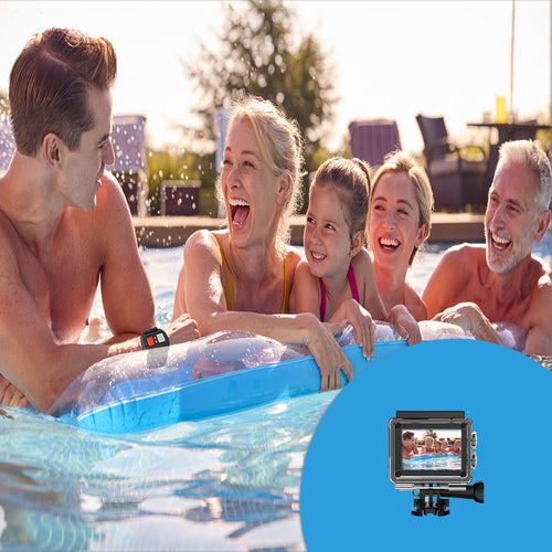 4K Waterproof Action Camera + RF Remote. Big A Store Australia