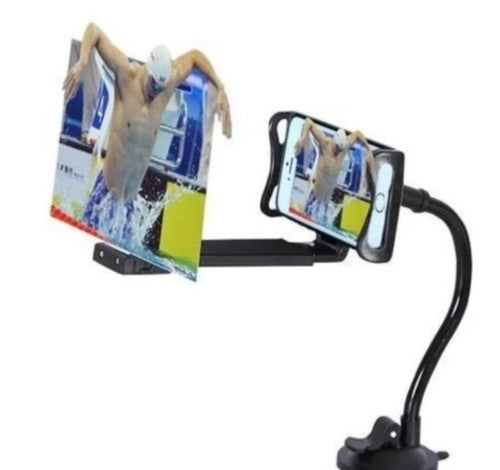 Phone Screen Magnifier with Stand – HD 3D Projection